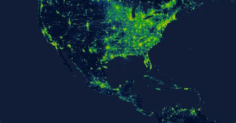 Light Pollution Map Google Earth - The Earth Images Revimage.Org