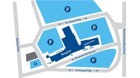 Campus Map and Parking at HSHS St. Elizabeth's Hospital