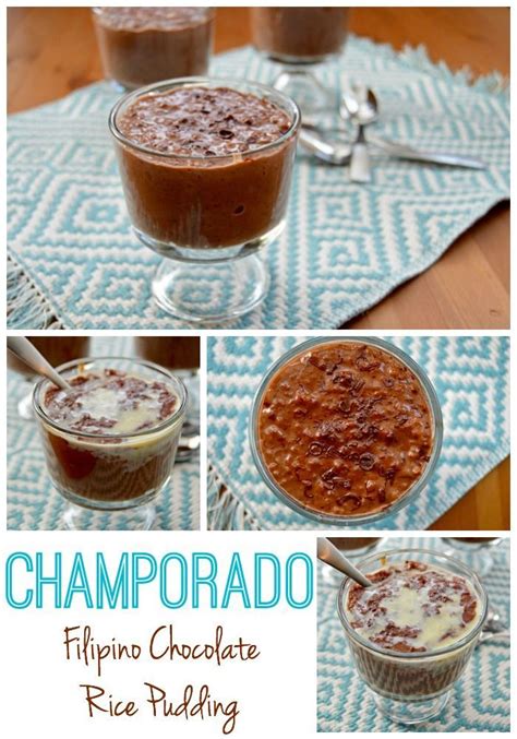 Champorado - Filipino Chocolate Rice Pudding | Rice Pudding Around the ...