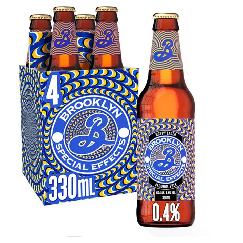 Brooklyn Special Effects Alcohol Free Lager Beer Bottles 4 x 330ml | Zoom