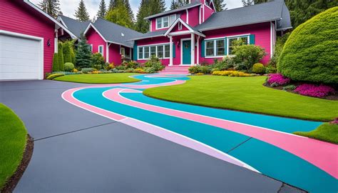 Colorful Makeover: Driveway Paint Ideas to Transform Your Home