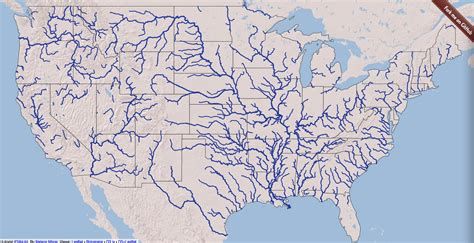 Map Of The United States Lakes And Rivers - North Carolina Map With Cities