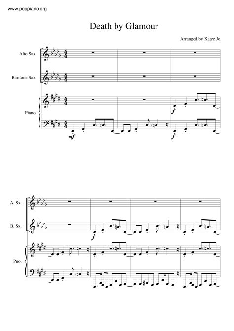 Undertale-Death By Glamour Sheet Music pdf, - Free Score Download ★