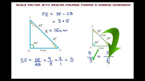 Scale Factor Similar Triangles Worksheet