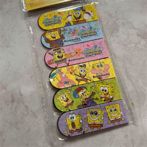 SpongeBob Magnetic Bookmark With Ruler Measuring Tape Magnet SpongeBob ...