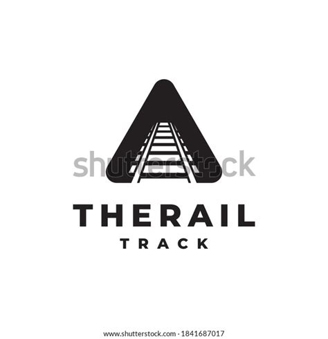 Rail Track Logo Design Illustration Vector Stock Vector (Royalty Free ...