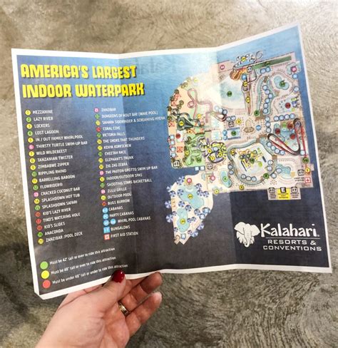 Kalahari Resort Wisconsin Dells Map