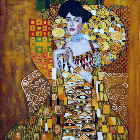 Portrait of Adele Bloch-Bauer I is a 1907 painting by Gustav Klimt ...