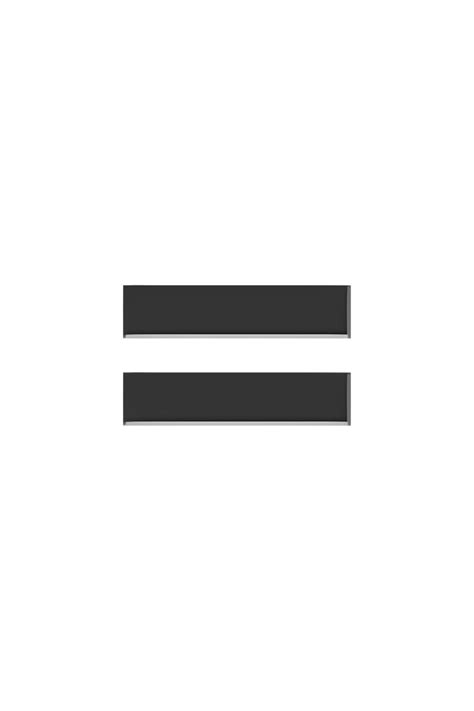 🟰 Heavy Equals Sign Emoji | Equals sign, Emoji, Equality