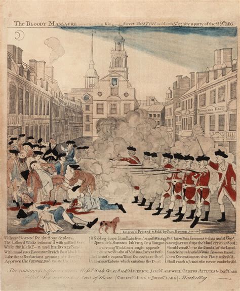 Paul Revere’s “The Bloody Massacre,” 1770 | Hamilton Education Program