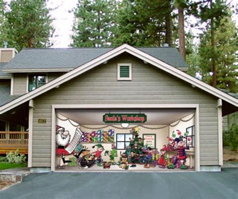 garage door decorating ideas - Google Search | Outdoor christmas ...