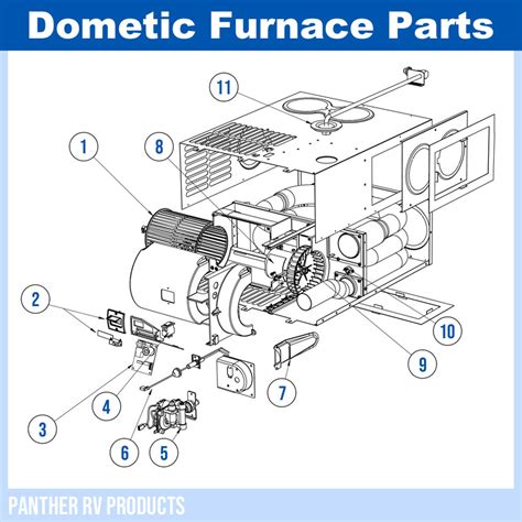 Dometic™ (Atwood) DFMD25 RV Mojave Propane Heater / Furnace - 25K Parts ...