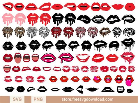 Lips SVG Bundle (FSD-N3) - Store Free SVG Download