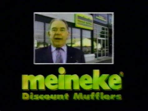 Meineke Discount Mufflers (1990s) TV Commercial 1 - YouTube