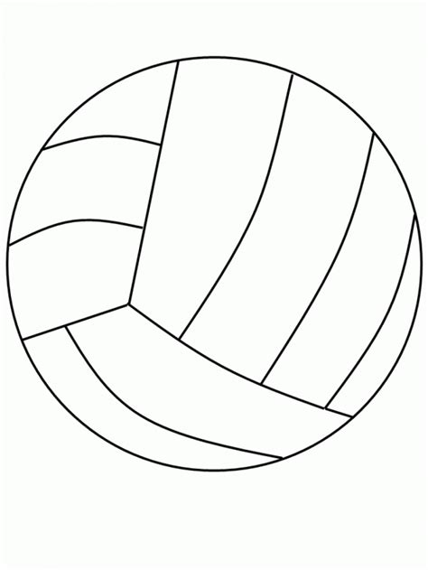 Free Printable Volleyball Coloring Pages For Kids