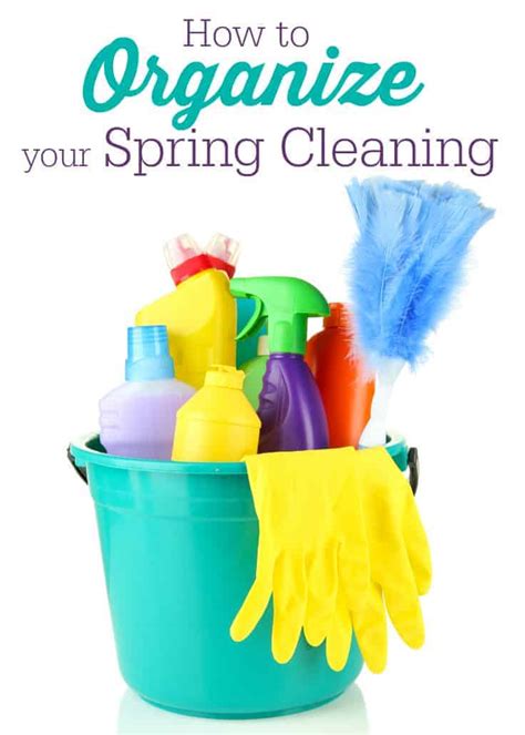 How to Organize Your Spring Cleaning - Simply Stacie