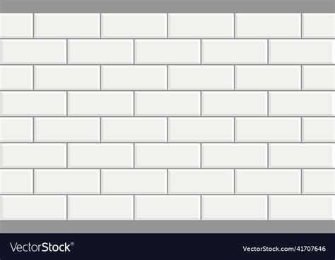 Smooth white tile texture - realistic background Vector Image