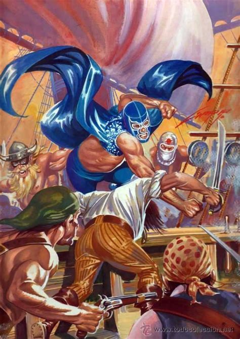 vintageluchalibre: “Blue Demon, Rafael Gallur ” Martial Arts Games ...