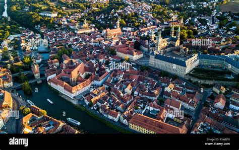 Bamberg Cathedral, Altstadt or Old Town, Bamberg, Germany Stock Photo ...