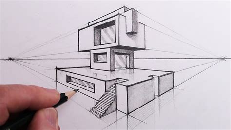 Two Point Perspective Drawing - KysonsriCross