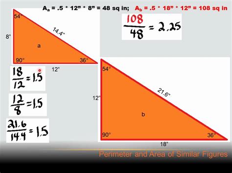 Geometry - Perimeter and Area of Similar Figures: 7th grade math - YouTube