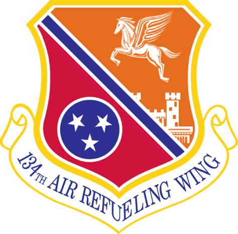 Coat of arms (crest) of 134th Air Refueling Wing, Tennessee Air ...