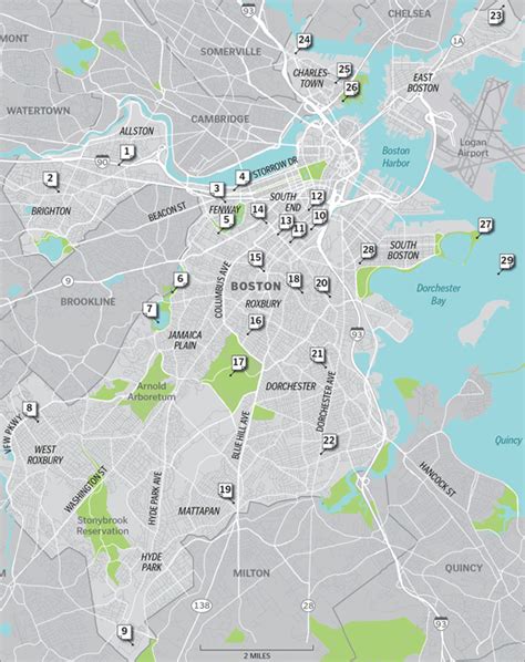 map of boston neighborhoods