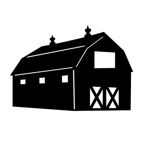 Farm Scene Silhouette at GetDrawings | Free download