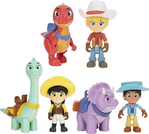 Dino Ranch 6-Figure Pack - Jon & Blitz, Min & Clover, Miguel & Tango ...