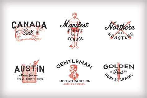 Vintage Americana Logos ~ Logo Templates on Creative Market