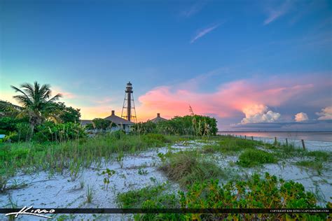 Sanibel Lighthouse at Sanibel Island Lee County | Royal Stock Photo