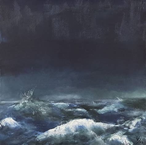 Dark Sea Painting by Hagen Wieland | Saatchi Art