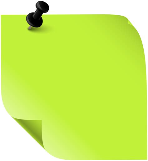 Sticky Note Green PNG Clipart - Best WEB Clipart | Powerpoint ...