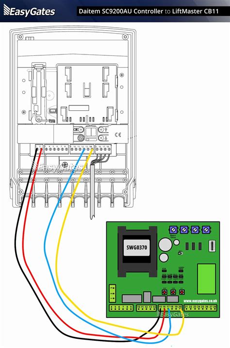 Chamberlain Garage Door Opener Wiring Diagram - Wiring Diagram