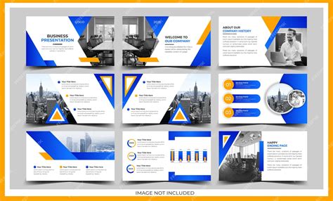 Premium Vector | Professional business presentation slides design or ...