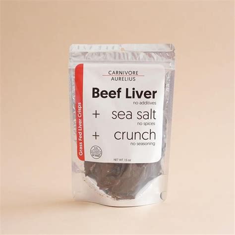 Beef Liver Crisps - Carnivore Aurelius | Beef liver, Liver recipes, Beef