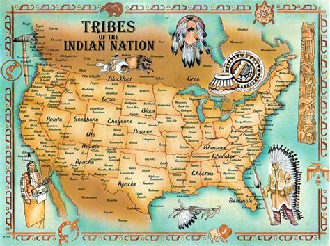 Free Printable Map Of Native American Tribes