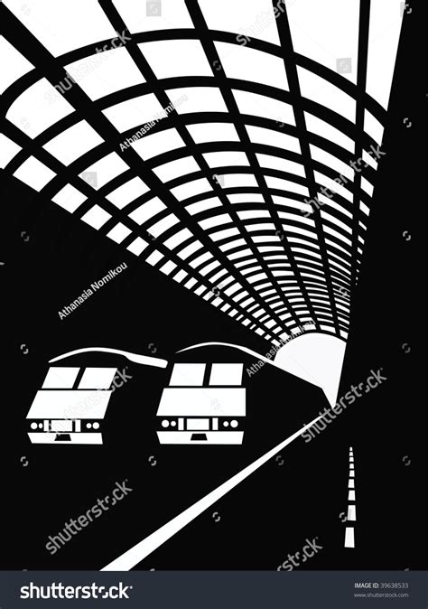 Train Station Vector Stock Vector (Royalty Free) 39638533 | Shutterstock