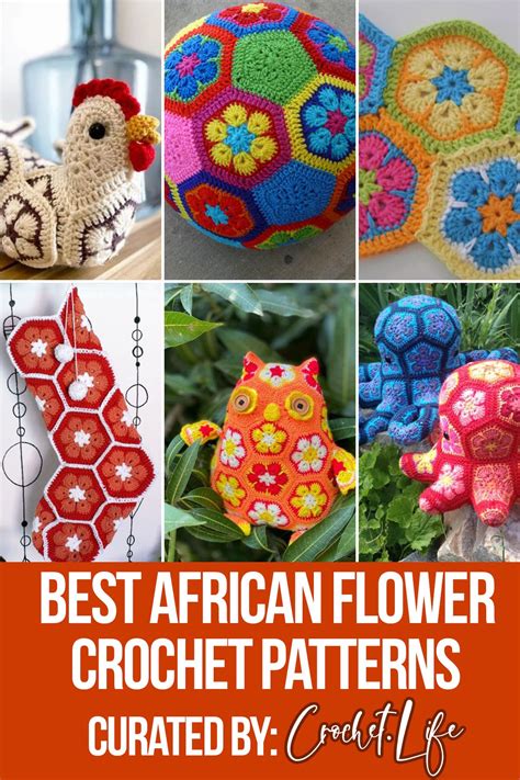 African Flower Crochet Hippo Pattern - Home Alqu