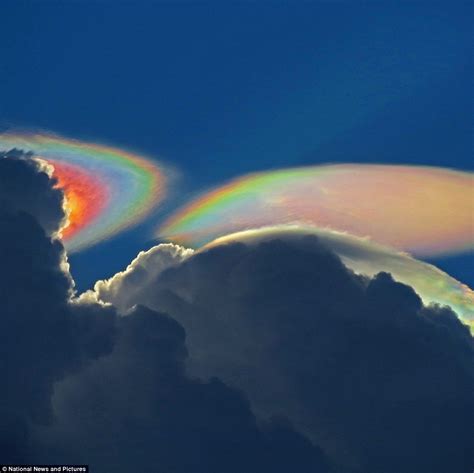 Rare 'Fire Rainbow Cloud' Above Florida - Love Peace and Harmony