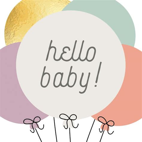 Baby Balloons - Congratulations Card (Free) | Greetings Island