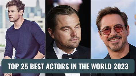 Top 25 Best Actors In The World 2023 | #top #top10 #actors #2023 #actor ...