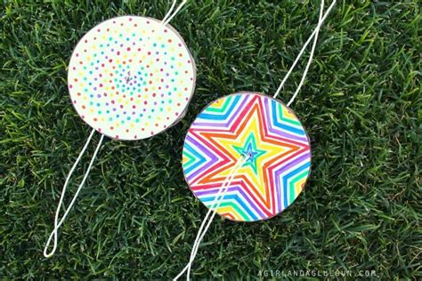 diy spinner-great kids craft! - A girl and a glue gun