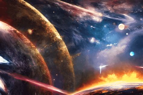 Space Anime Background Start Today · Creative Fabrica