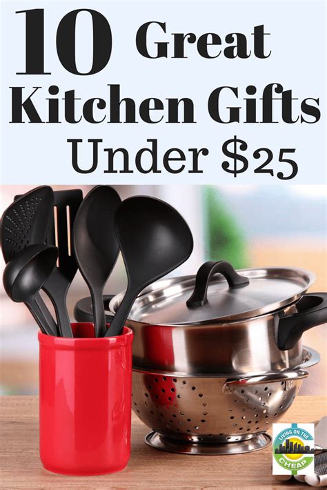 Budget-friendly kitchen gifts under $25 - Living On The Cheap