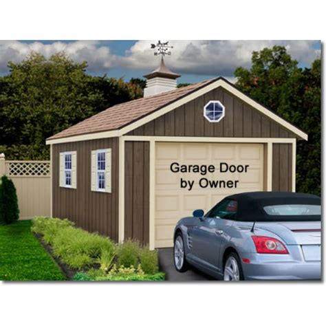 Sierra 12x20 Wood Storage Garage Shed Kit - ALL Pre-Cut (sierra_1220)