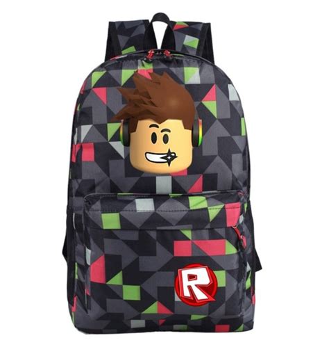 Roblox game casual backpack for teenagers Kids Boys Children Student ...