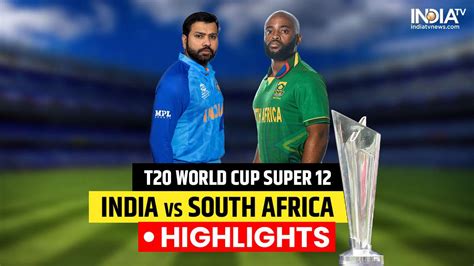 IND vs SA, T20 World Cup, Highlights: South Africa win by 5 wickets ...