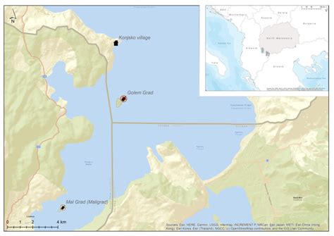 B) Sampling localities in the Lake Prespa region | Download Scientific ...