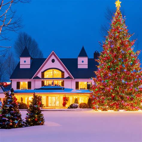 Premium AI Image | christmas Vacation Escape with Snowy Landscapes ...